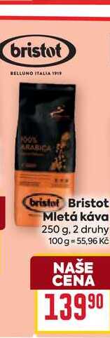 Bristot Mletá káva 250 g