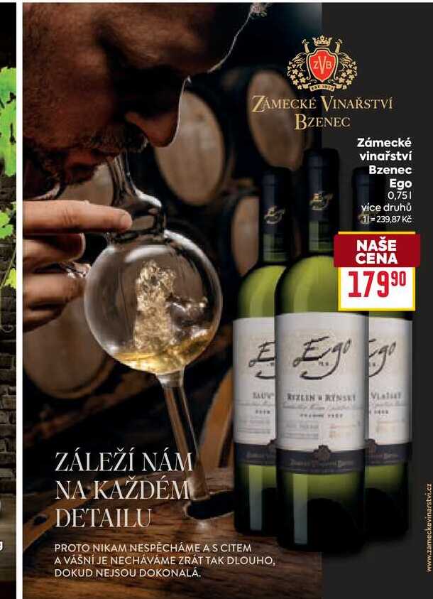 Zámecké vinařství Bzenec Ego 0,75l