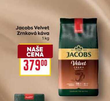 Jacobs Velvet Zrnková káva 1kg