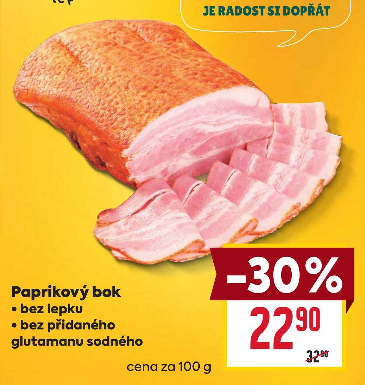 Paprikový bok bez lepku  bez přidaného glutamanu sodného cena za 100 g