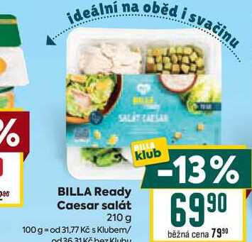 BILLA Ready Caesar salát 210 g