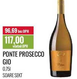 PONTE PROSECCO GIO 0,75l