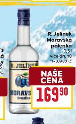 R. Jelínek Moravská pálenka 0,5l