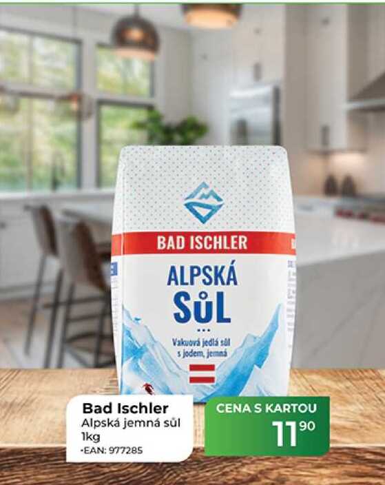 Bad Ischler Alpská jemná sůl 1kg 