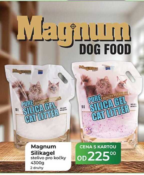 Magnum Silikagel stelivo pro kočky 4300 g