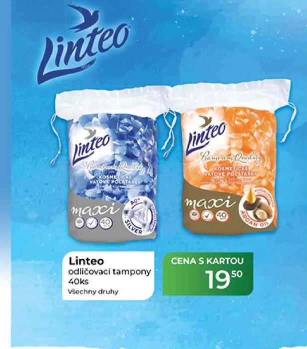 linteo odličovací tampony 40ks 