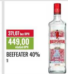 BEEFEATER 40% 1l