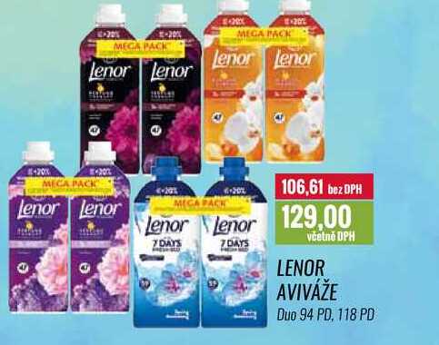 LENOR AVIVÁŽE 94 PD, 118 PD 