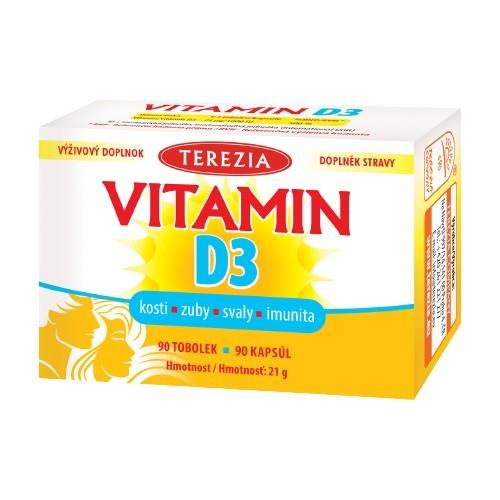 Terezia Vitamín D3 1000 Iu Tobolek 90