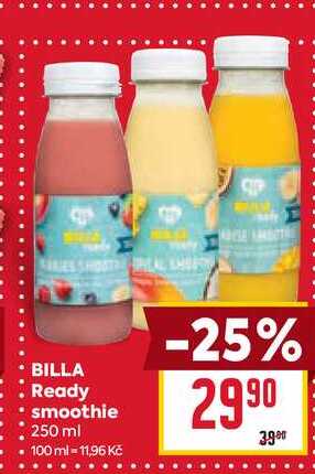 BILLA Ready smoothie 250 ml