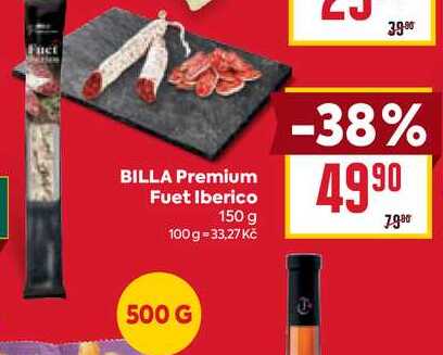 BILLA Premium Fuet Iberico 150 g 