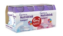 Nutridrink Compact 6+2 (neutral‑jahoda) 8× 125 ml