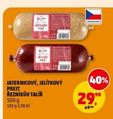 JATERNICOVÝ, JELÍTKOVÝ PREJT ŘEZNÍKŮV TALÍŘ, 500 g