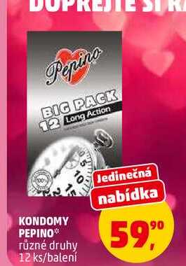 KONDOMY PEPINO, 12 ks