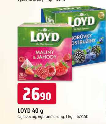 LOYD 40 g čaj ovocný