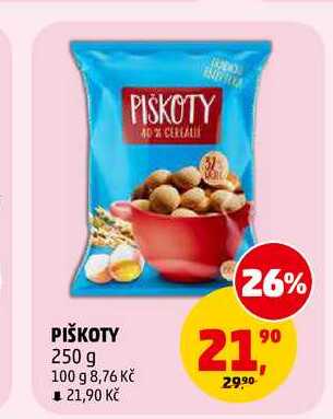 PIŠKOTY, 250 g