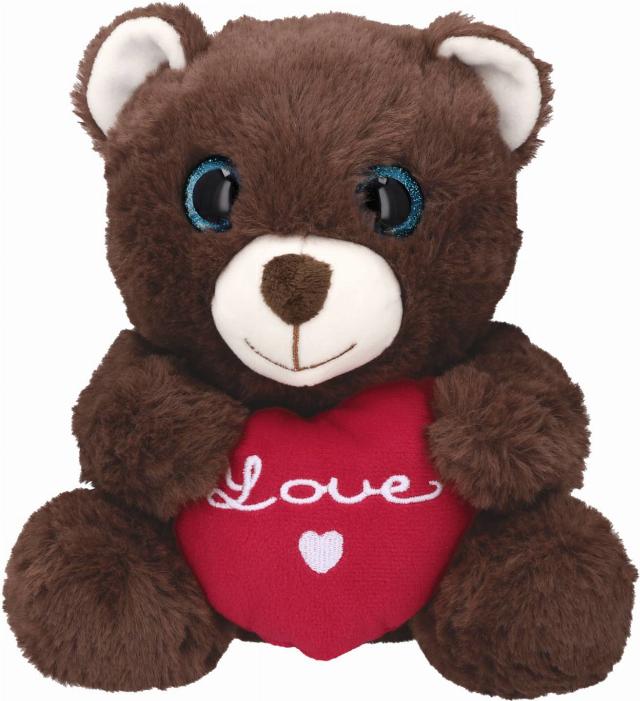 Plyšák se srdíčkem výška: 20 cm