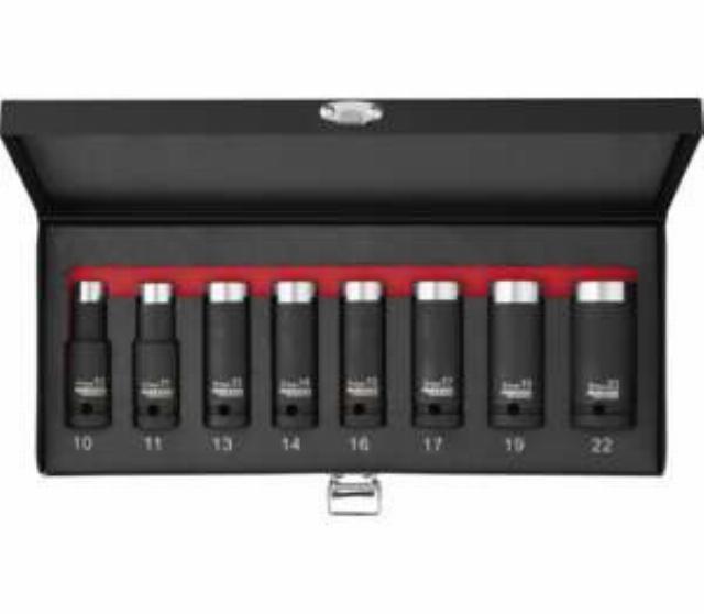 PARKSIDE PERFORMANCE Sada rázových nástrčných klíčů PSNP 8 B2, 8dílná