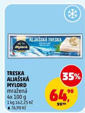 TRESKA ALJAŠSKÁ MYLORD, 4x 100 g