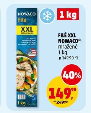 FILÉ XXL NOWACO, 1 kg