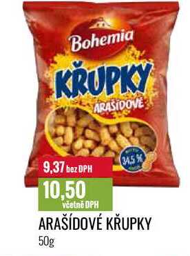 ARAŠÍDOVÉ KŘUPKY 50g 