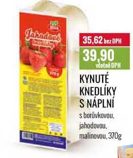 KYNUTÉ KNEDLÍKY S NÁPLNÍ 370g