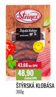 ŠTÝRSKÁ KLOBÁSA 300g 