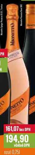 Mionetto Prosecco Rosé DOC rosé 0,75l
