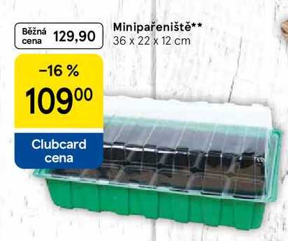 Minipařeniště, 129.90 36 x 22 x 12 cm  