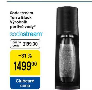 Sodastream Terra Black Výrobník perlivé vody 