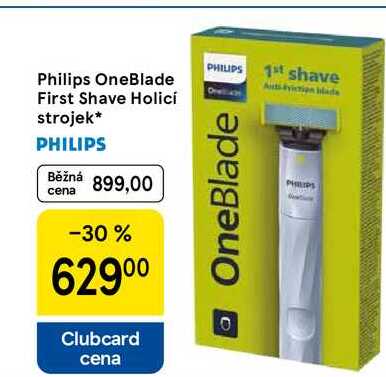 Philips OneBlade First Shave Holicí strojek 