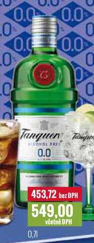 Tanqueray Gin alkohol free 0,7l