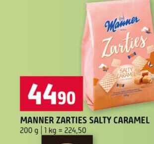 MANNER ZARTIES SALTY CARAMEL 200 g 