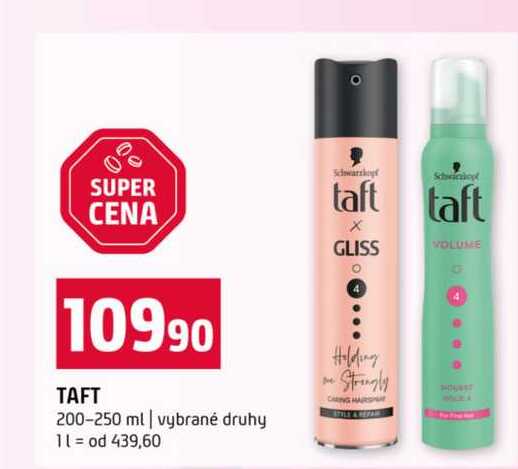 TAFT 200-250 ml vybrané druhy 