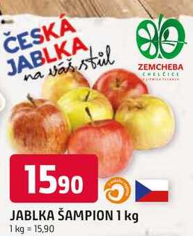 JABLKA ŠAMPION 1 kg