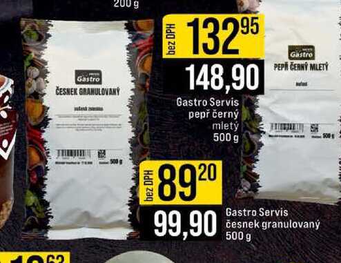Gastro Servis česnek granulovaný 500 g 