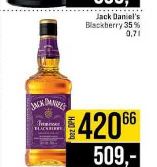 Jack Daniel's Blackberry 35% 0,7l