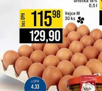 Vejce M 30 ks 