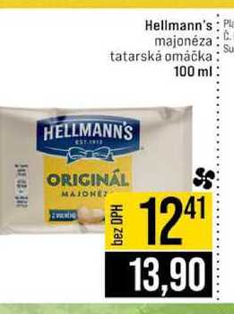 Hellmann's majonéza tatarská omáčka 100 ml 