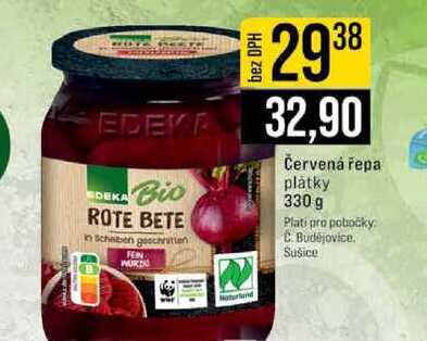 Červená řepa platky 330 g 