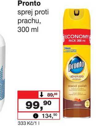 Pronto aerosol proti prachu, vybrané druhy 300ml