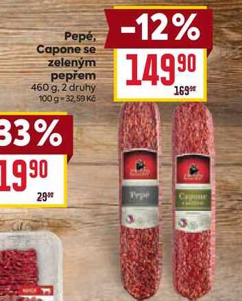 Pepe, Capone se zeleným pepřem 460 g