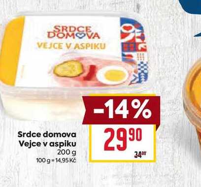 Srdce domova Vejce v aspiku 200 g