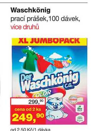 Waschkönig 100 dávek 