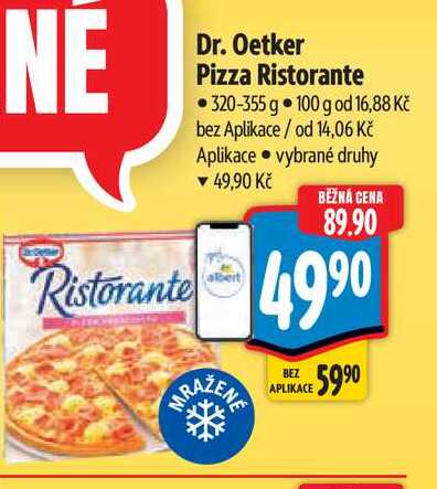   Dr. Oetker Pizza Ristorante 320-355 g 