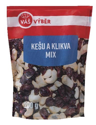 VÁŠ VÝBĚR Kešu a klikva mix, 200 g