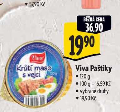   Viva Paštiky 120 g  