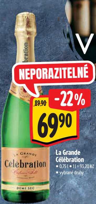  La Grande Célébration  0,75 l