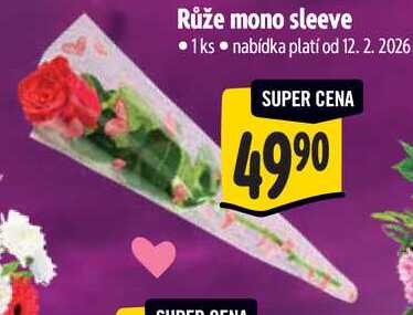 Růže mono sleeve 