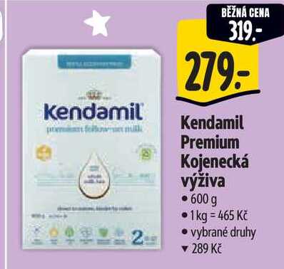 Kendamil Premium Kojenecká výživa, 600 g